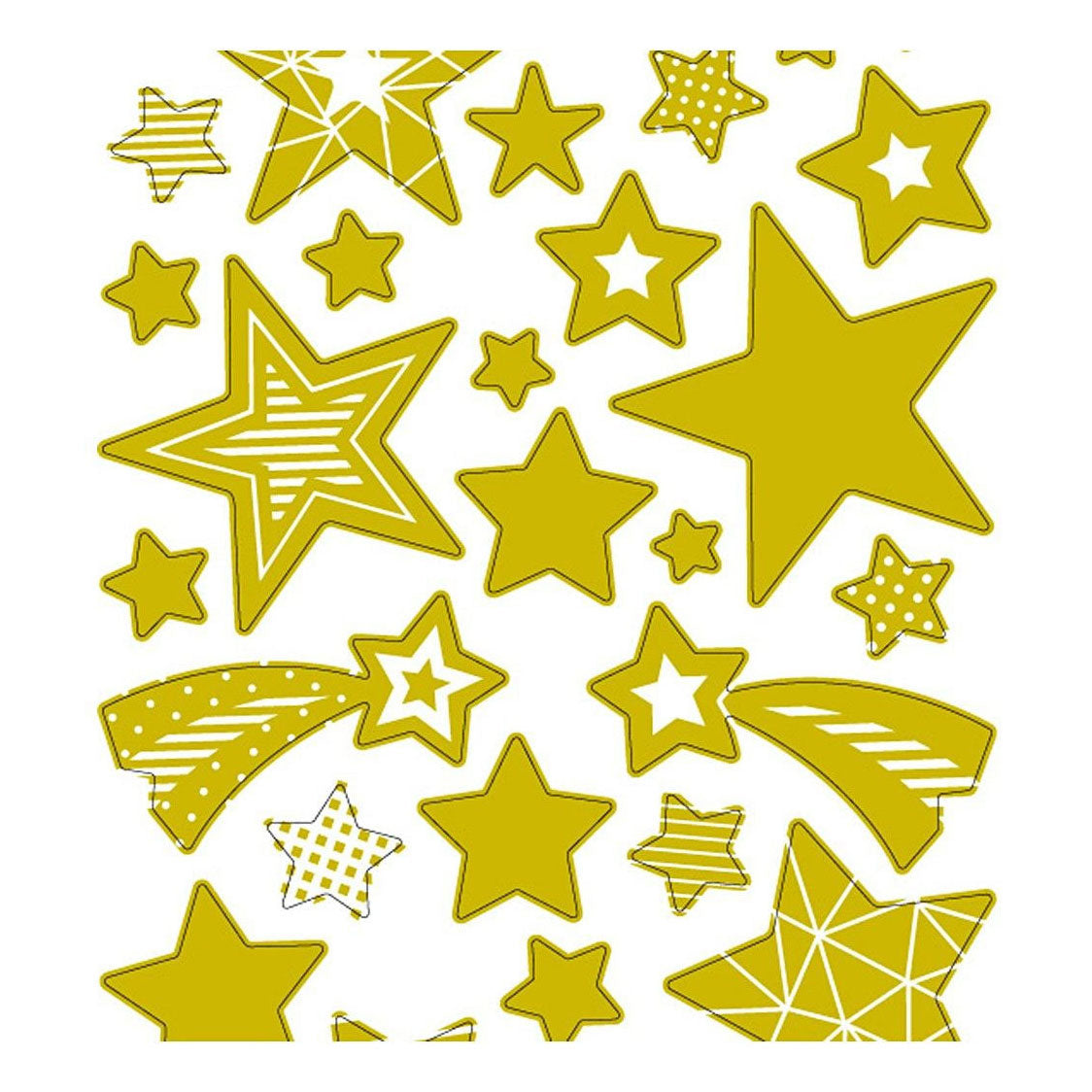 Creativ Company Stickers Gold Stars, 1 arkusz