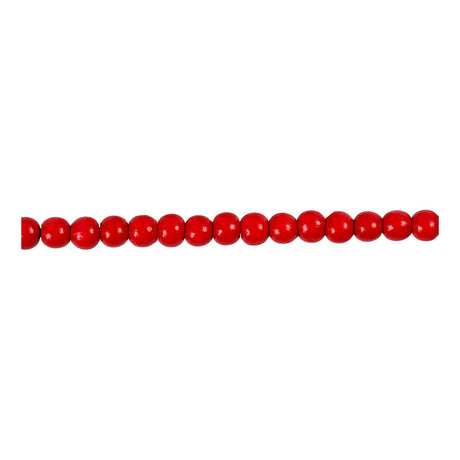 Creativ Company Wooden Beads Red, 150st.