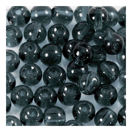 Creativ Company Glass Beads Grey, 45..