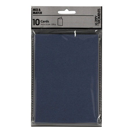 Karty firmy Creativ Blue 10.5x15 cm, 10st.