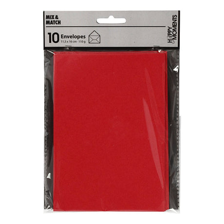 Creativ Company Envelope Red, 11,5x15 cm, 10st.