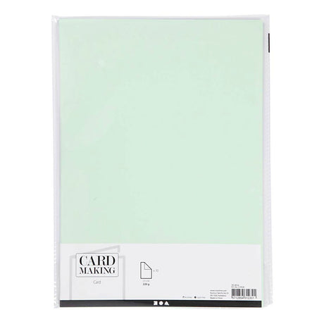 Creativ Cardboard Light Green A4 220G, 10st.