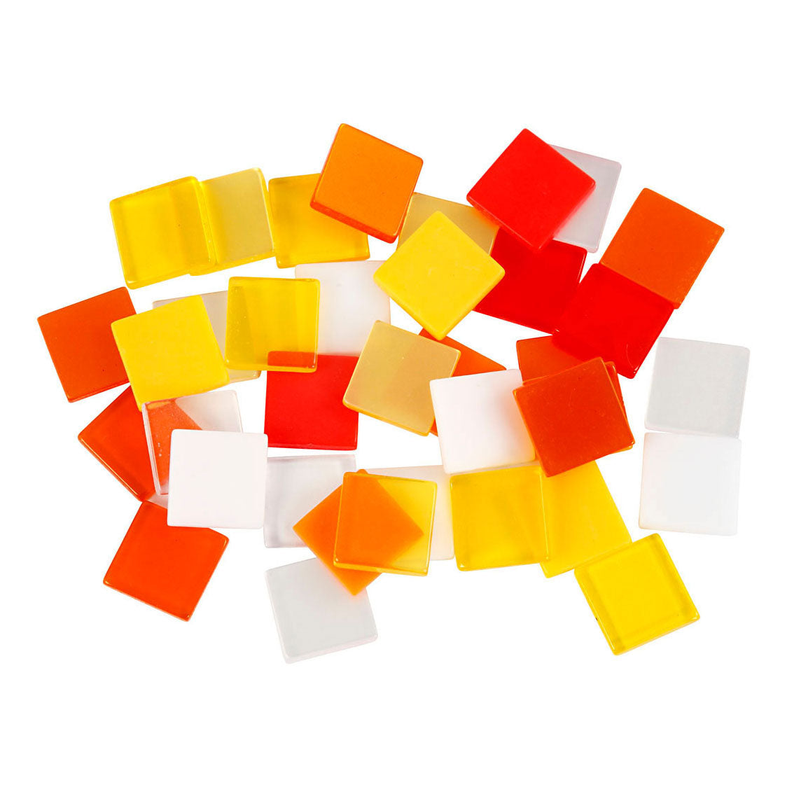 Creativ Company Mini Mosaic Red Orange 1x1 mm, 25 gramów