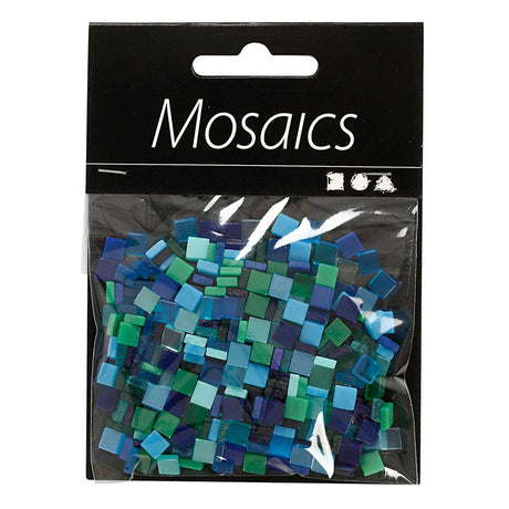 Creativ Company Mini Mosaic Blue Green 5x5mm, 25 gramów