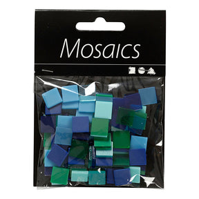 Creativ Company Mini MoSaic Blue Green 10x10 mm, 25 gramów
