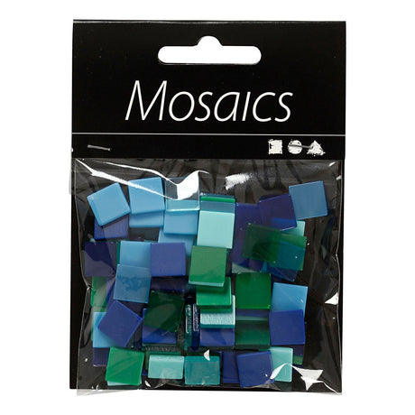 Creativ Company Mini MoSaic Blue Green 10x10 mm, 25 gramów