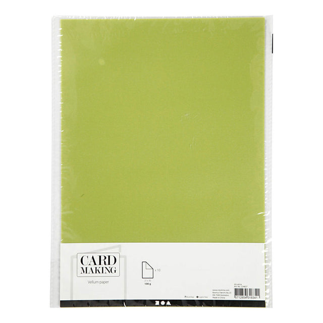 Creativ Company Velle Paper A4 Light Green, 10 arkuszy