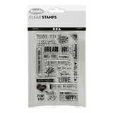 Creativ Company Silikonowe Stamps Tekst angielski. 1 arkusz