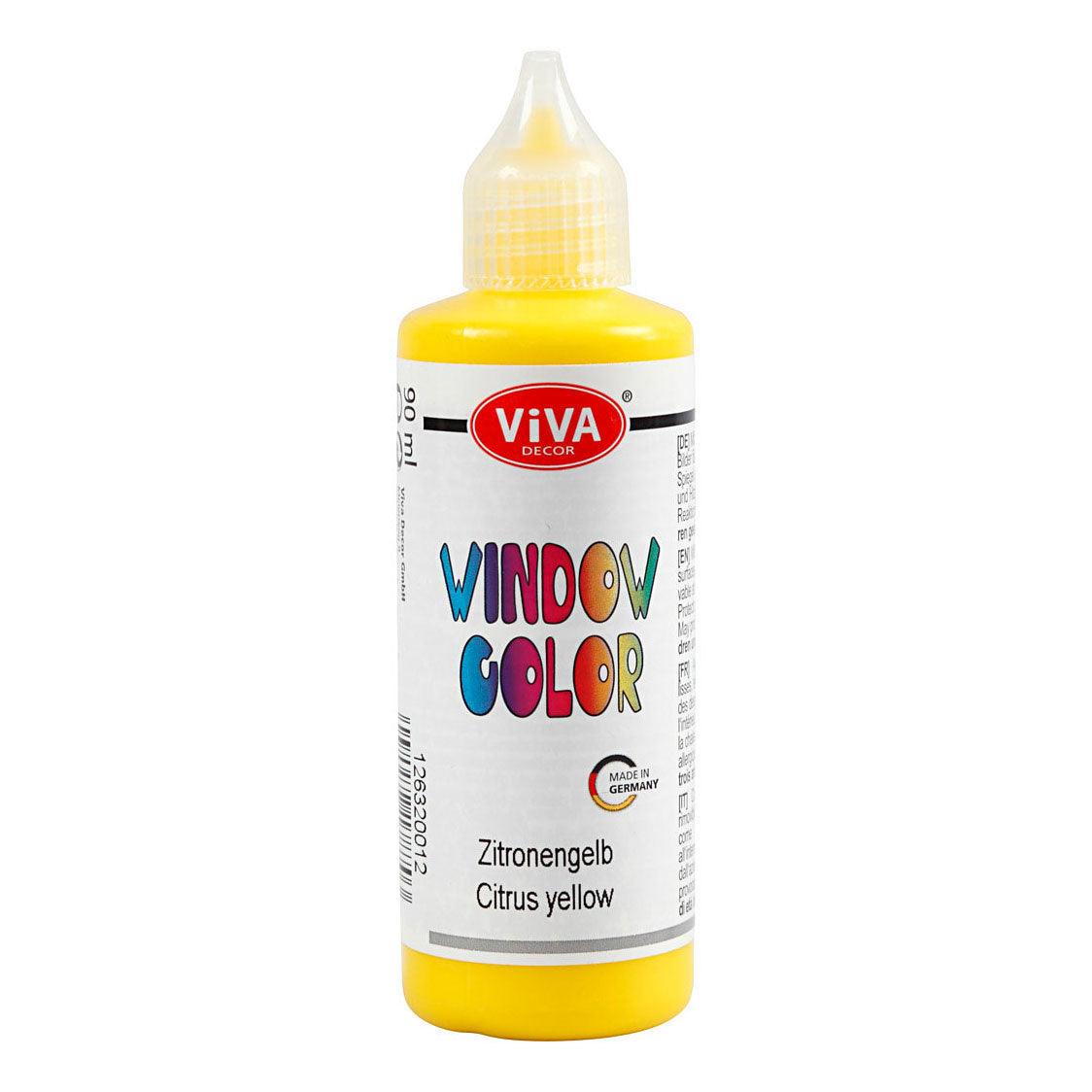 Kontrola okna Creativ i szklana farba żółta, 90 ml