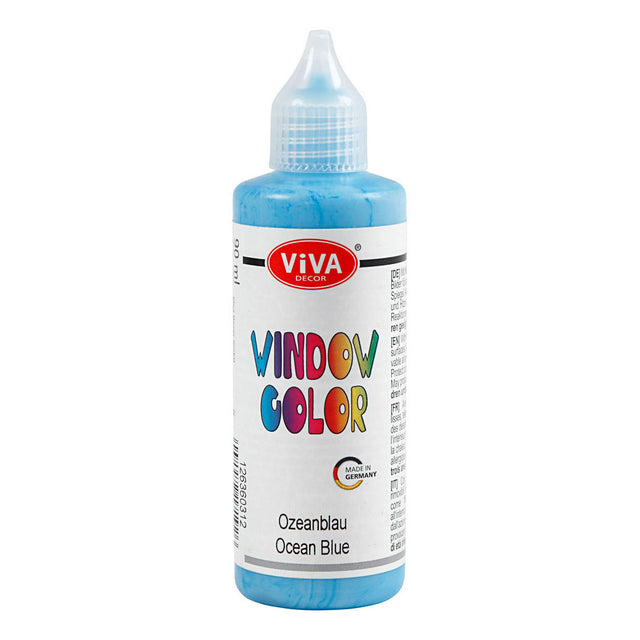 Kontrola okna Creativ Company i farba szklana - jasnoniebieski, 90 ml