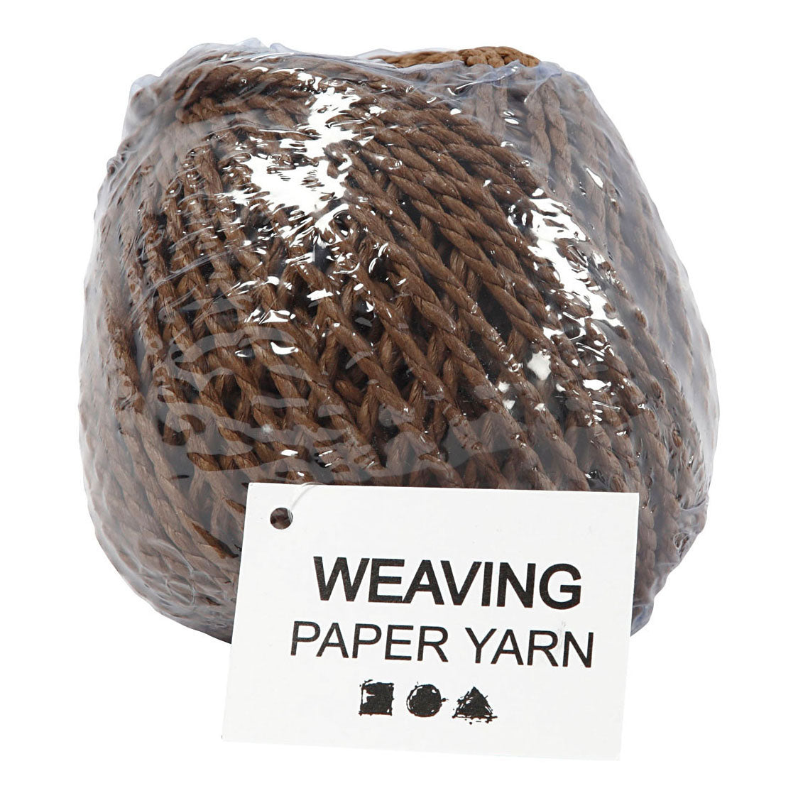 Creativ Company Paper Yarn ciemnobrązowy, 40m