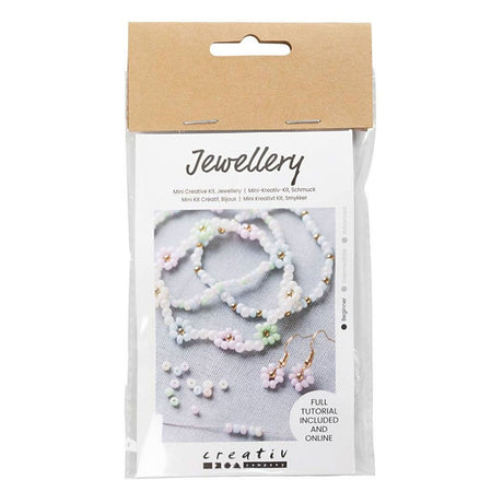 Firma Creativ Mini Hobbyset Biżuteria Elastyczna bransoletka i kolczyka