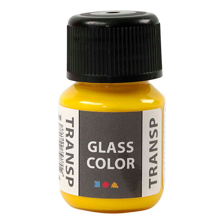 Creativ Company Glass Color przezroczystą farbę - Citro Geel, 30 ml
