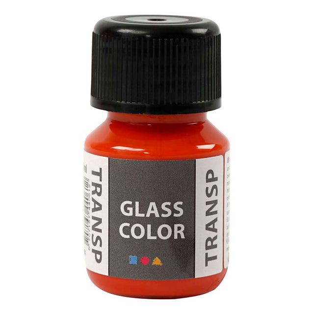Creativ Company Glass Color Transparent Farba - Orange, 30 ml