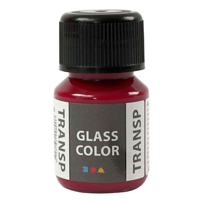 Creativ Company Glass Color Transparent Farba - Pink, 30 ml