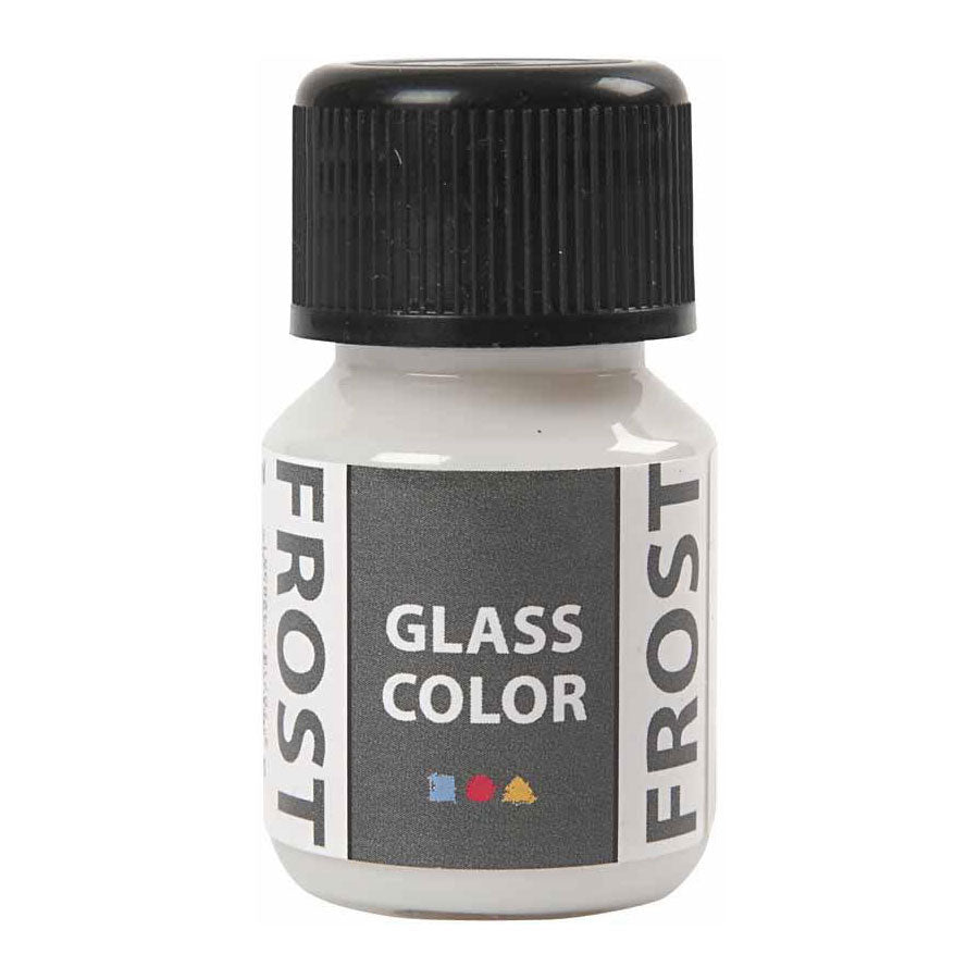 Creativ Company Glass Color Frosta - White, 30 ml