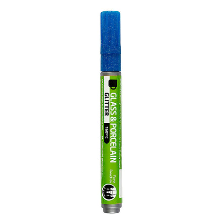Creativ Company Personel Glass and Porcel Glitter Semi-Cover- Blue