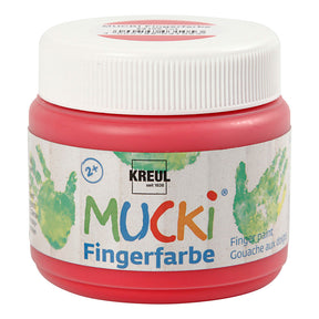 Creativ Company Mucki Finger Paint - Red, 150 ml