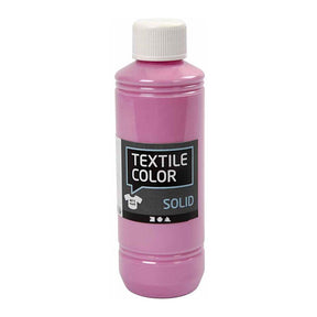 Kryjąca farba tekstylna Creotime - różowa, 250ml