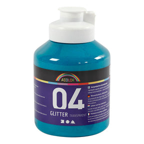 Creativ Company Acryl Glitter dla dzieci - Turquoise, 500 ml