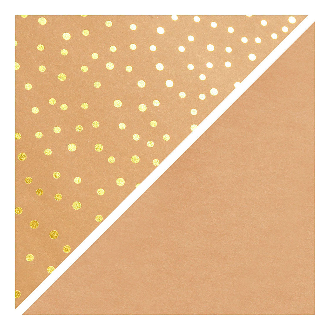 Creativ Creativ Creativ Faux Leather Paper Brown z kropkami, 1M