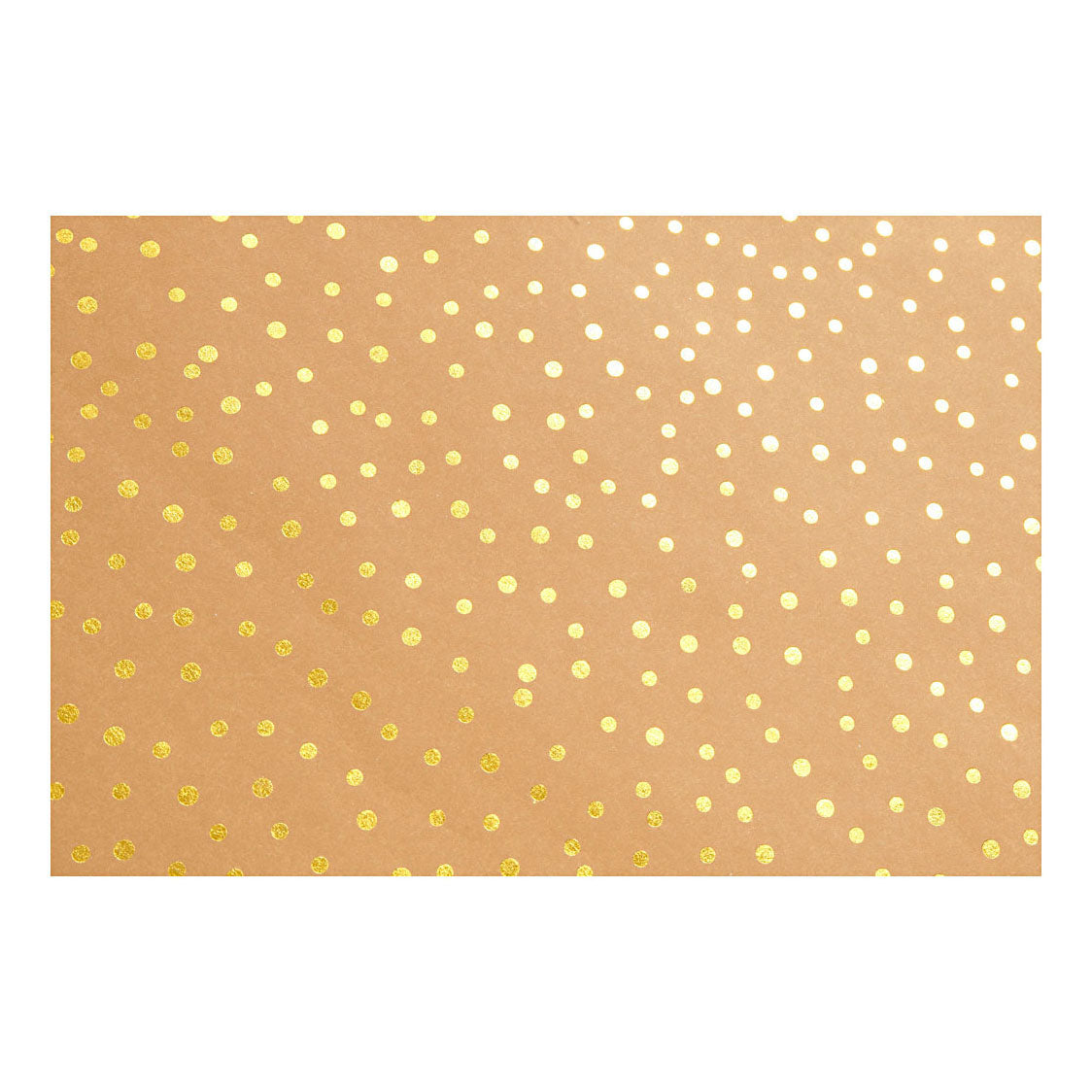 Creativ Creativ Creativ Faux Leather Paper Brown z kropkami, 1M
