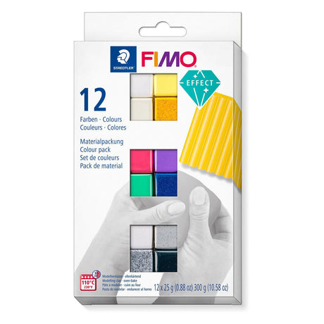 Creativ Company Fimo Effect Montain Glinę różne kolory, 12x25gram