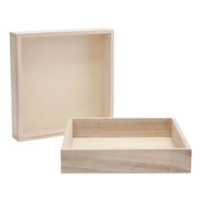 Firma Creativ Wooden Frame z Rand 16.2x16.2x3cm, 10st.