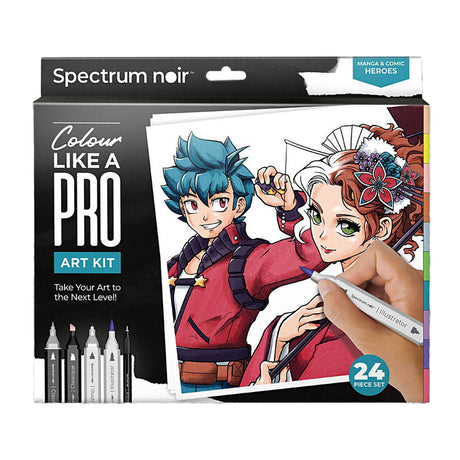 Creativ Company Hobbyset Ilustration Manga i komiks Heroes Color Set