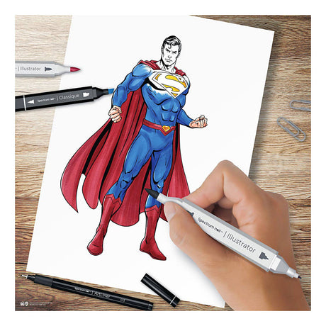 Firma Creativ https: www.cchobby.nl hobbyset-ilustration-superman-diverse-colors-1-doos