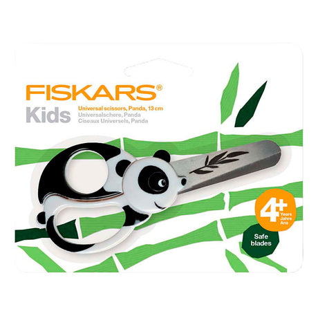 Nożyczki dziecięce firmy Creativ Fiskars z motywem zwierzęcym panda - 13cm
