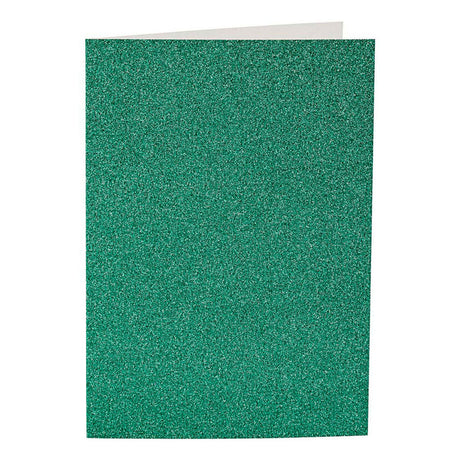 Firma Creativ https: www.cchobby.nl karty-i-koperty-rozmiar-karta-10-5x15-cm-rozmiar-koperta-11-5x16-5-cm-glitter-110-250-gr-green-4-set-1-box