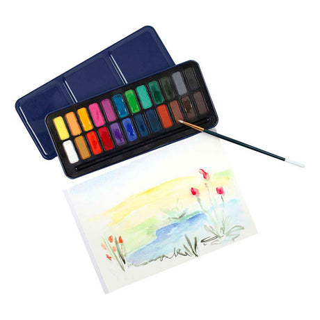 Colortime https: www.cchobby.nl zestaw akwareli-rozmiar-12x30-mm-różne-kolory-24-kolor-1-pudełko