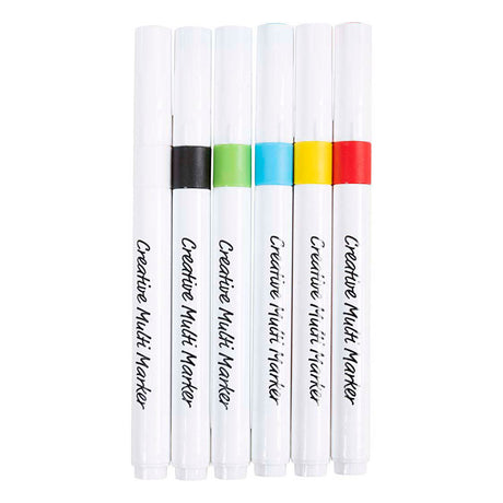 Firma Creativ https: www.cchobby.nl kreatywny-multi-marker-grubość-linki-4-mm-różne-kolory-6-sztuka-1-pudełko