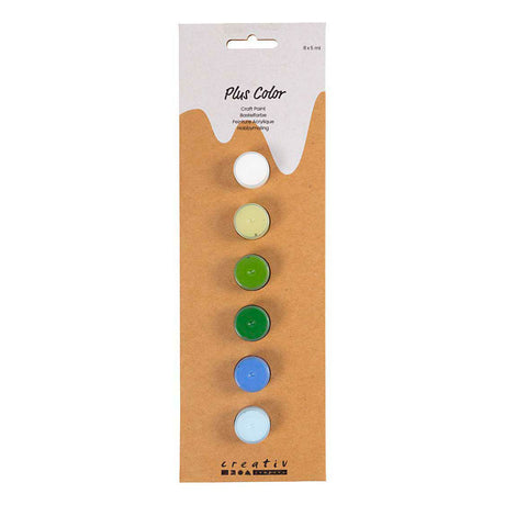 Firma Creativ plus kolorowa farba akrylowa niebiesko-zielona harmonia - 6x5ml.
