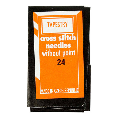 Firma Creativ https: www.cchobby.nl igły do haftu-długość-od-oczka-6-mm-rozmiar-24-l-36-mm-bez-szpica-25-sztuka-1-pudełko