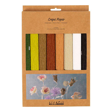 Firma Creativ https: www.cchobby.nl papier krepowy-arkusz-25x60-cm-crepe-ratio-180-105-gr-natural-8-arkusz-1-pudełko