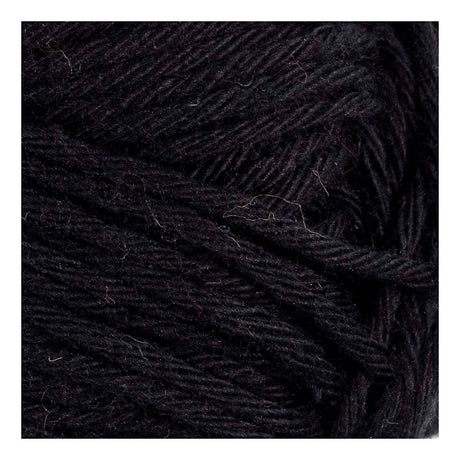 Przędza bawełniana firmy Creativ rozmiar 8 8 l: 80-85 m czarna - 50gr.