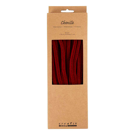 Firma Creativ szenil 6mm x 30cm ciemnoczerwony - 50 szt.