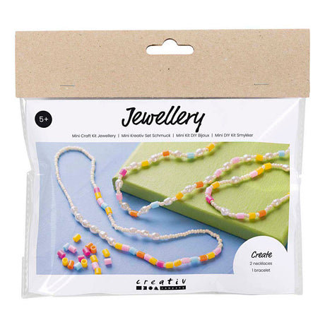 Firma Creativ https: www.cchobby.nl mini-hobbyset-biżuteria-naszyjniki-i-bransoletka-różne-kolory-1-pudełko