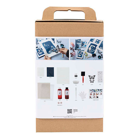 Firma Creativ https: www.cchobby.nl hobbyset-cyanotype-blauw-1-doos