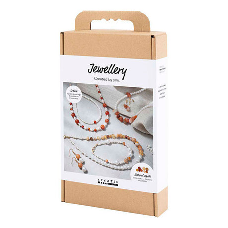Firma Creativ https: www.cchobby.nl hobbyset-jewelry-beige-burnt-orange-white-maszyna-perłowa-1-box