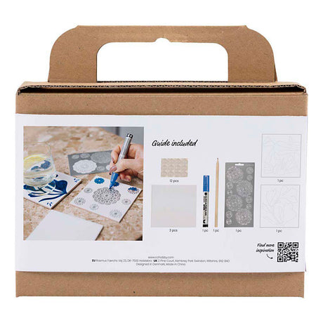 Firma Creativ https: www.cchobby.nl mini-hobbyset-decoration-porcelain-coasters-blue-1-box