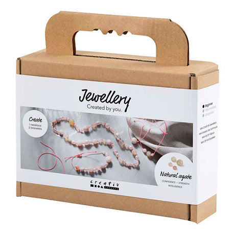 Firma Creativ https: www.cchobby.nl mini-hobbyset-biżuteria-naszyjniki-i-bransoletka-różowy-1-pudełko