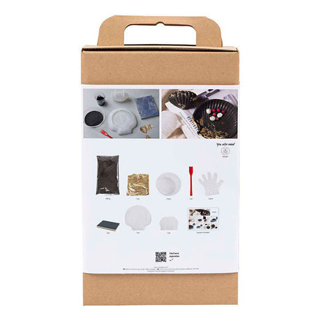 Firma Creativ https: www.cchobby.nl hobbyset-resin-casting-mussel-black-gold-1-box