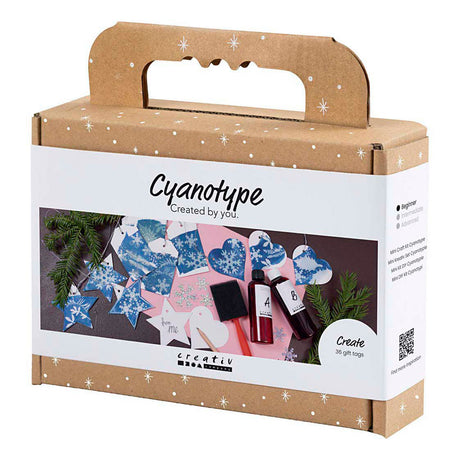 Firma Creativ https: www.cchobby.nl mini-hobbyset-cyanotype-geschenklabels-blauw-zilver-1-doos
