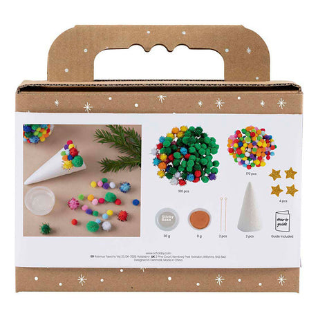 Firma Creativ https: www.cchobby.nl mini-hobbyset-decoration-christmas-tree-różne-kolory-1-pudełko