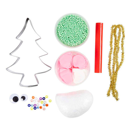 Firma Creativ https: www.cchobby.nl mini-hobbyset-boetseren-christmas-treemonster-diverse-colors-1-doos