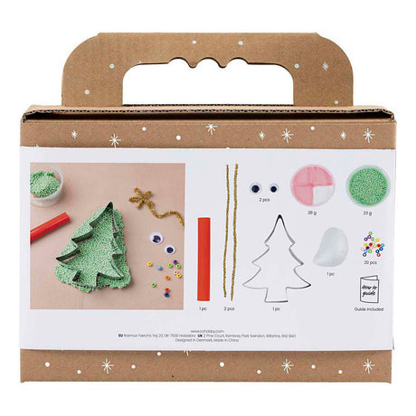 Firma Creativ https: www.cchobby.nl mini-hobbyset-boetseren-christmas-treemonster-diverse-colors-1-doos