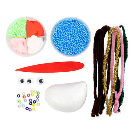 Firma Creativ https: www.cchobby.nl mini-hobbyset-boetseren-reindeermonster-diverse-colors-1-doos